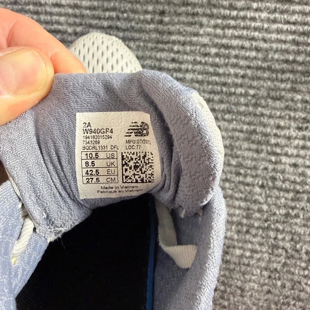 New Balance 940v4 Womens‎ 10.5  Running Shoes Stability Sole.. Color  Summer Fog